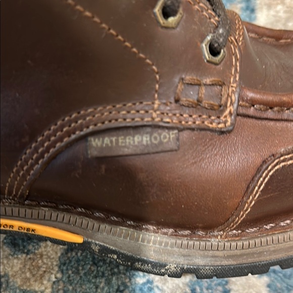 Georgia Boot Brown Leather Work Boots - Picture 12 of 13